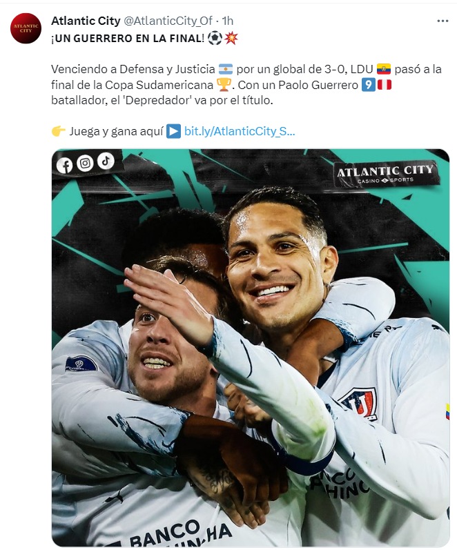 Paolo Guerrero y Liga de Quito.
