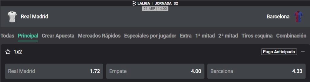 FC Barcelona vs. Real Madrid.