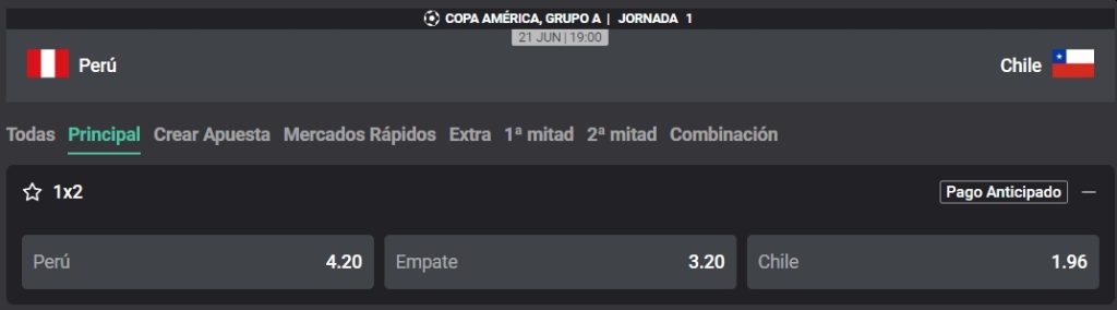 Perú vs. Chile.