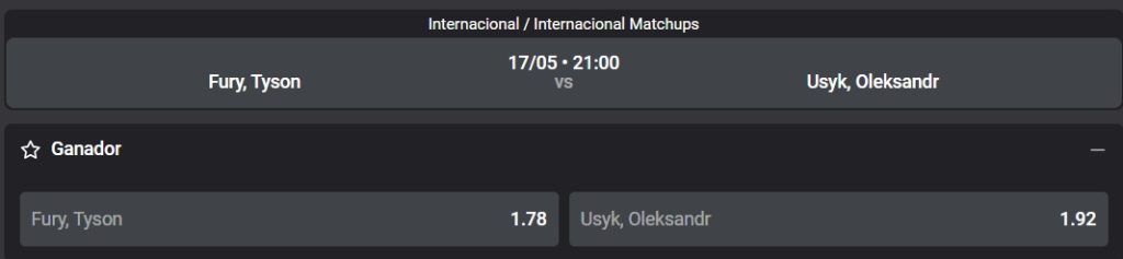 Boxeo: Tyson Fury vs Oleksandr Usyk